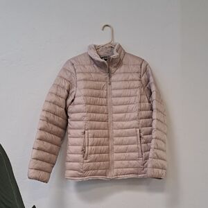 Quilted Jacket with Faux Fur Lining. LightWeight and Warm.